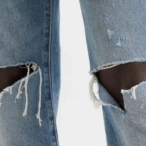 Levi's 501 Mens button fly knee whole jeans - Picture 3 of 13